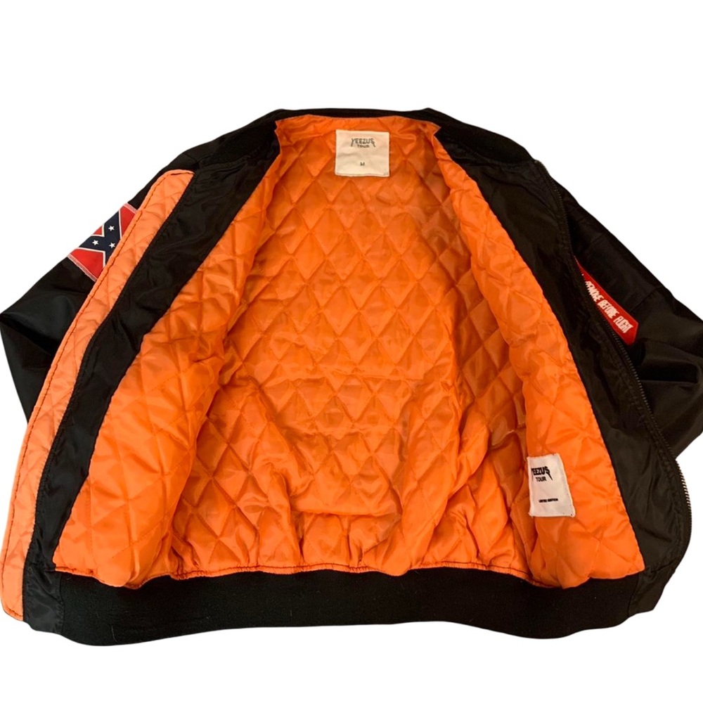 Vintage 2013 Yeezus Kanye West Black Limited Edition Tour Bomber Jacket - Picture 4 of 6